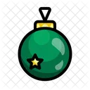 Navidad Bombilla Lampara Icono