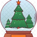 Bola De Neve Natal Abeto Icon