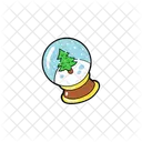 Bola de neve  Ícone