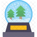 Bola De Nieve Bola Navidad Icono