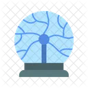 Bola De Plasma Energia Electromagnetica Icono