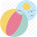 Bola De Praia Bola Esportes Icon