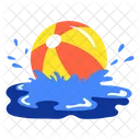 Bola de praia  Ícone