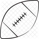 Rugby Bola Futebol Americano Icon