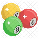 Jogo De Sinuca Esportes Com Taco Bilhar Ícone