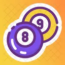 Bola De Bilhar Esportes Taco Bola De Bilhar Ícone