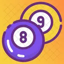 Bola De Bilhar Esportes Taco Bola De Bilhar Ícone