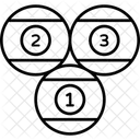Bolas de billar  Icono
