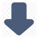 Bold Down Arrow Icon