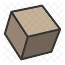 Bold Fun Cube Shapes D Icon