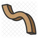 Bold Fun Wiggle Twisted Lines Fluid Icon