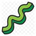 Bold Fun Wiggle Twisted Lines Fluid Icon