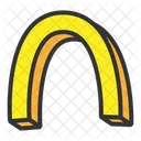 Bold Fun Wiggle Twisted Lines Fluid Icon