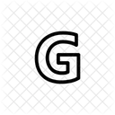 Bold G  Icon