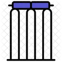 Bold Wicket Stumps Icon