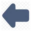 Bold Left Arrow Icon