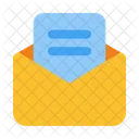 Boletim Informativo E Mail Aberto Marketing Por E Mail Ícone