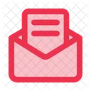 Boletim Informativo E Mail Aberto Marketing Por E Mail Ícone