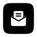Boletim Informativo E Mail Aberto Marketing Por E Mail Ícone
