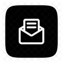 Boletim Informativo E Mail Aberto Marketing Por E Mail Ícone