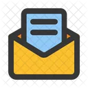 Boletim Informativo E Mail Aberto Marketing Por E Mail Icon