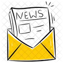 Correio Envelope Boletim Informativo Icon