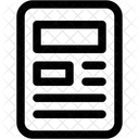 Boletins Informativos Pagina Noticias Ícone