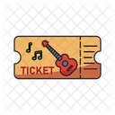 Ticket de concierto  Icono