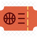 Boleto de baloncesto  Icono