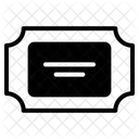 Boleto de circo  Icono