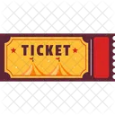 Boleto Entrada Evento Icono