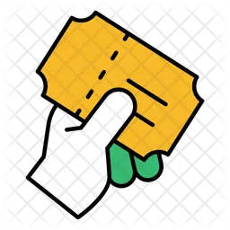 Boleto de partido  Icono