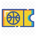 Billete Deporte Baloncesto Icono