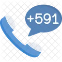 Bolivia Dial Code  Icon
