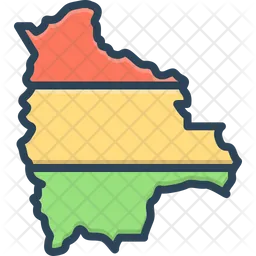 Bolivia Map  Icon