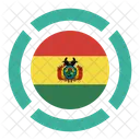 Bolivien Flagge Symbol