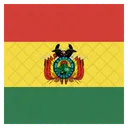 Bolivien Flagge Symbol