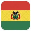 Bolivien Flagge Symbol