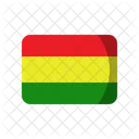 Bolivien Flagge  Symbol