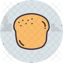 Bollo Bagel Pan Icono