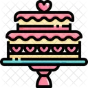 Bolo de amor  Ícone