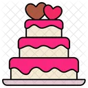 Bolo De Casamento Amor Dia Dos Namorados Icon