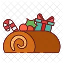 Bolo De Natal Bolo Padaria Icon