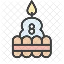 Bolo Torta Velas Symbol