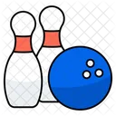 Juego de bolos  Icono