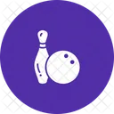 Bolos Bola Pin Icono