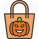 Bolsa De Calabaza Bolsa Halloween Icono