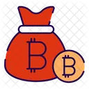 Bolsa de bitcoins  Icono