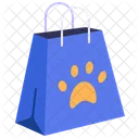 Bolso Plano Para Tienda De Mascotas Icono