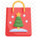 Bolsa Compras Navidad Icono